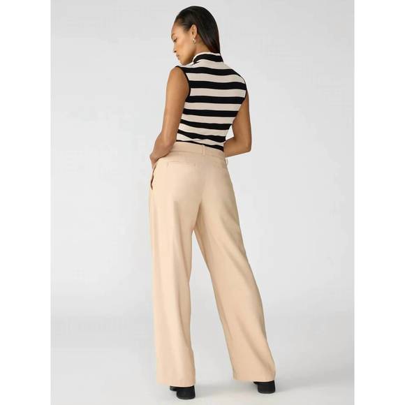 NEW SANCTUARY slouchy gab trouser in roasted cappuccino - Picture 3 of 3